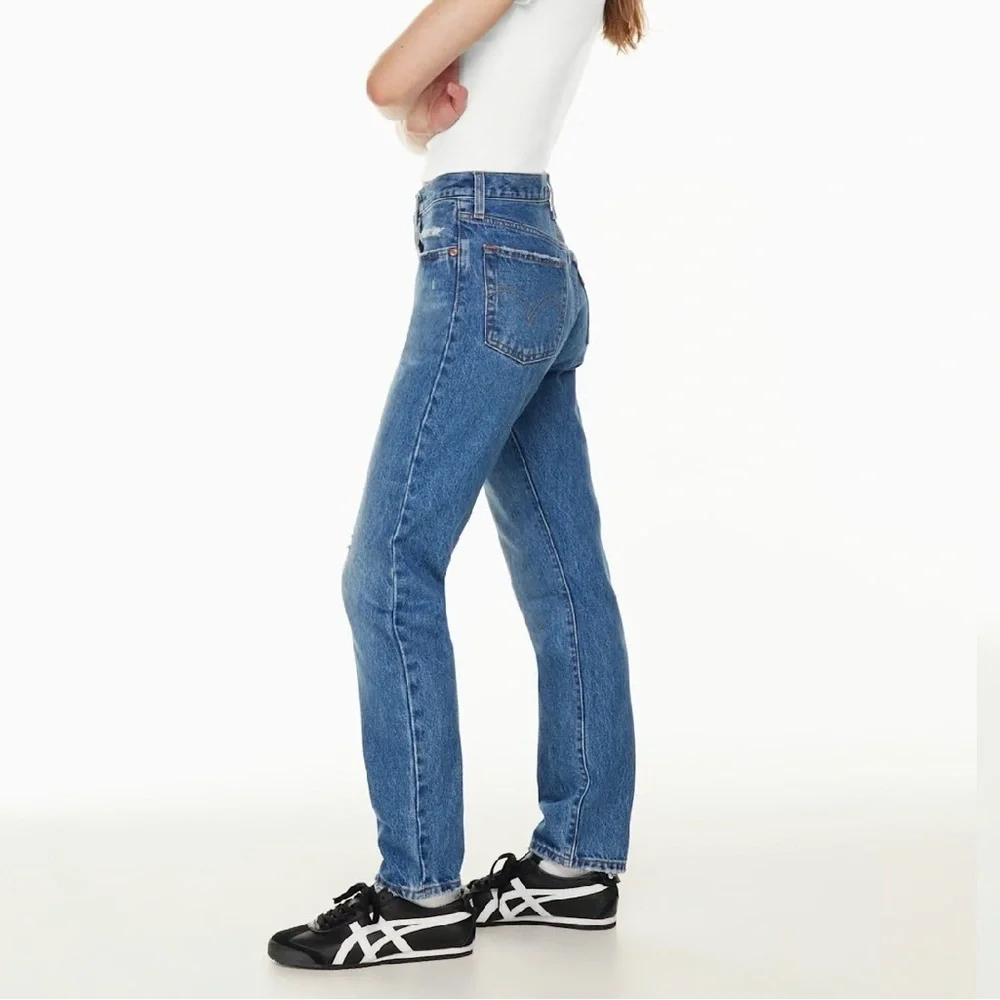 Levi's Women's High Rise Jeans - Blue - Picture 15 of 16